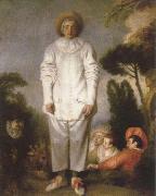 Jean-Antoine Watteau gilles painting
